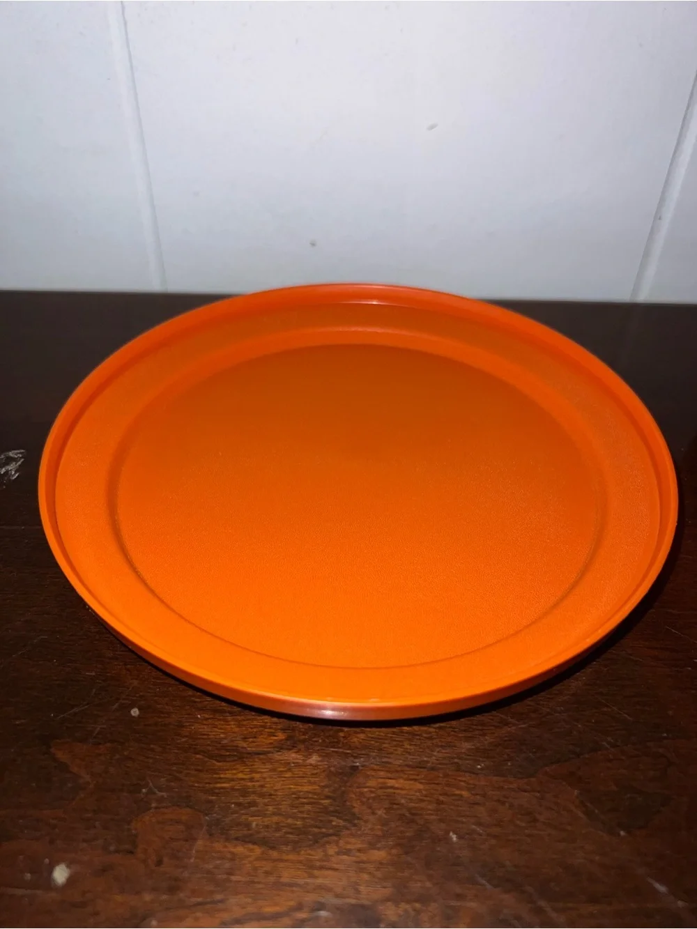 Vintage Tupperware 1337-16 1336-17 Orange Seal N Serve Bowl with Lid